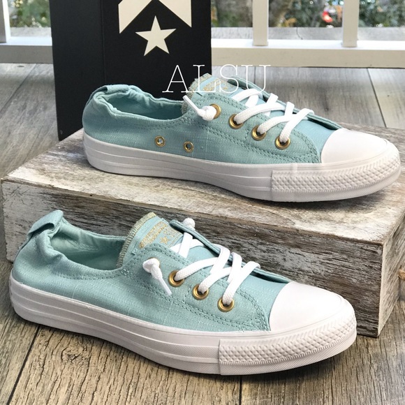 NWT Converse Ctas Shoreline OX Ocean Bliss W AUTHE - Picture 2 of 8